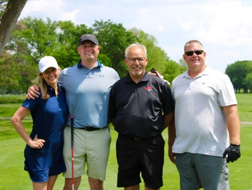 Players at our golf classic.