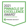 Pinnacle of Excellence award emblem