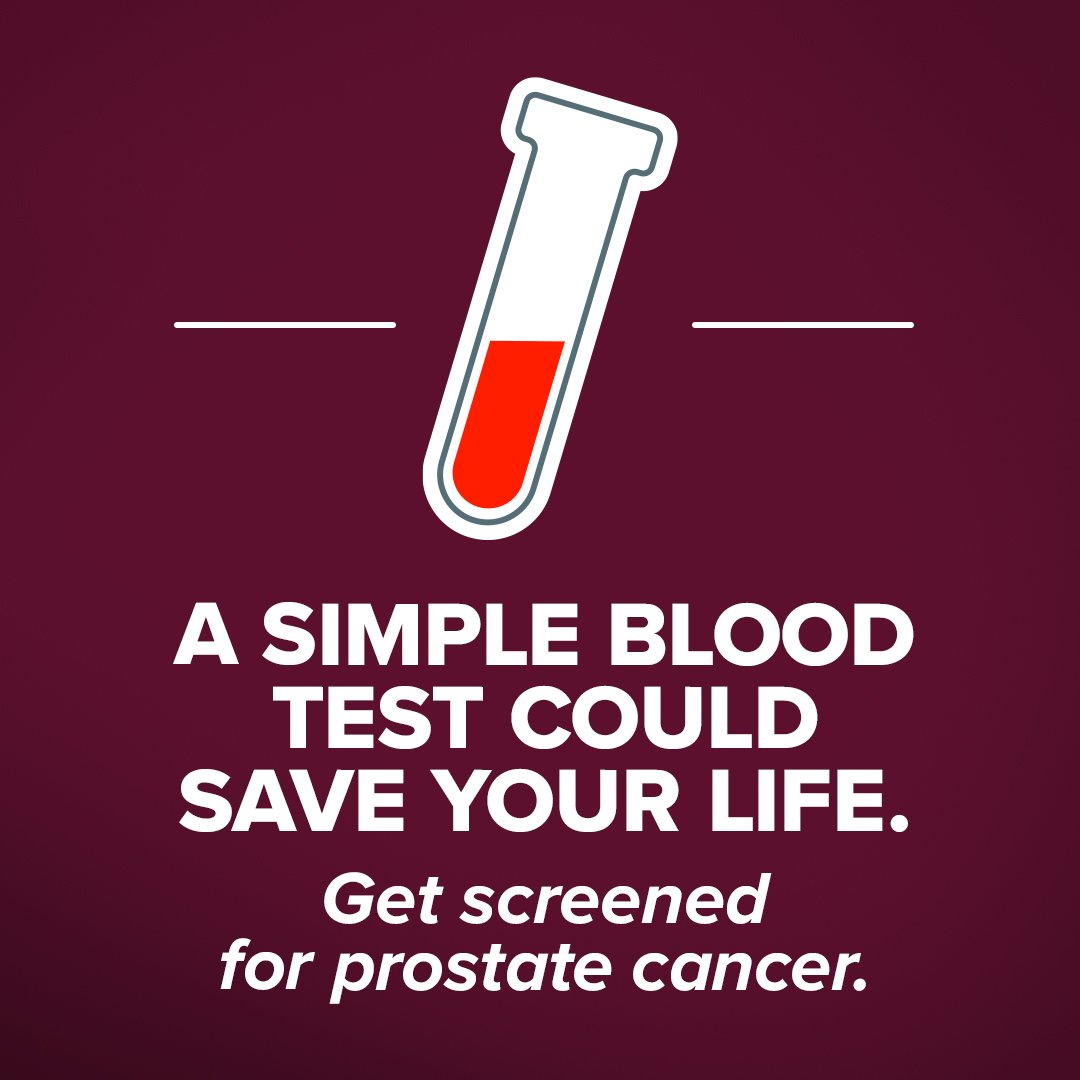 Schedule your prostate cancer screening.