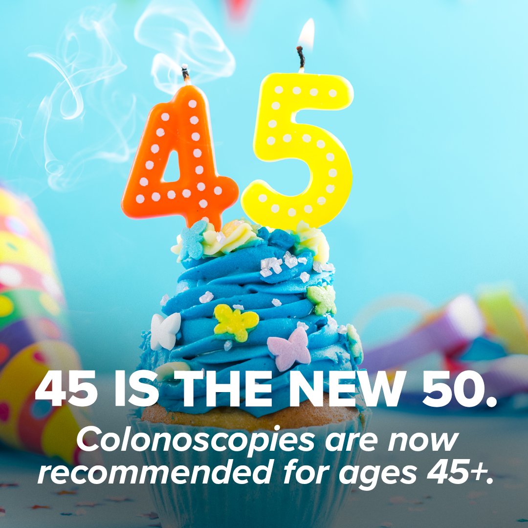 Schedule your colonoscopy.