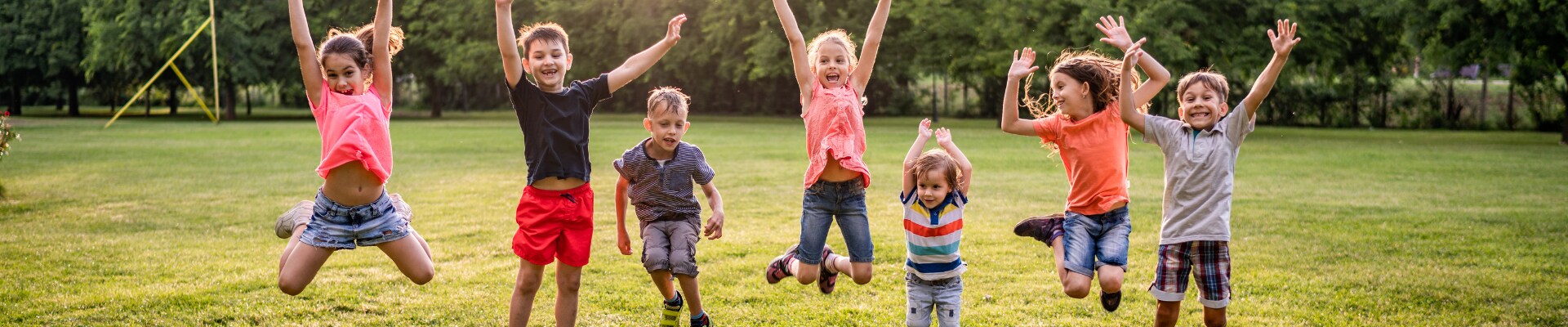 Kids enjoying summer