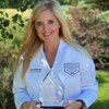 Dr. Lisa Yosten with her 2019 Physician of the Year award.