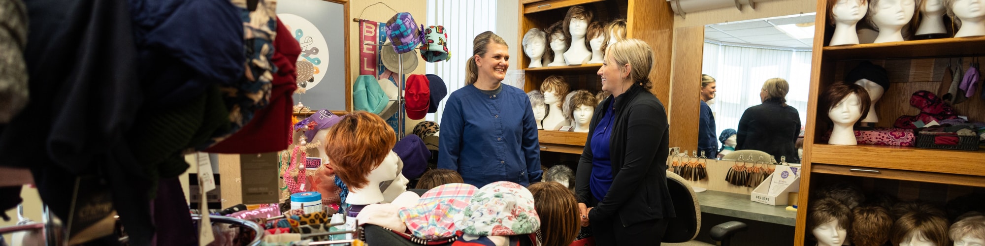 A nurse in the appearance center.