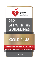 American Heart Association Gold Plus award image