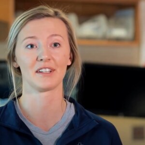 Nurse Shelby in a patient room